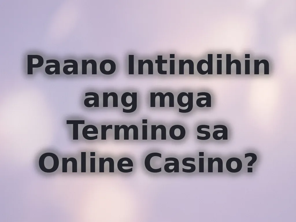 Betting Terms